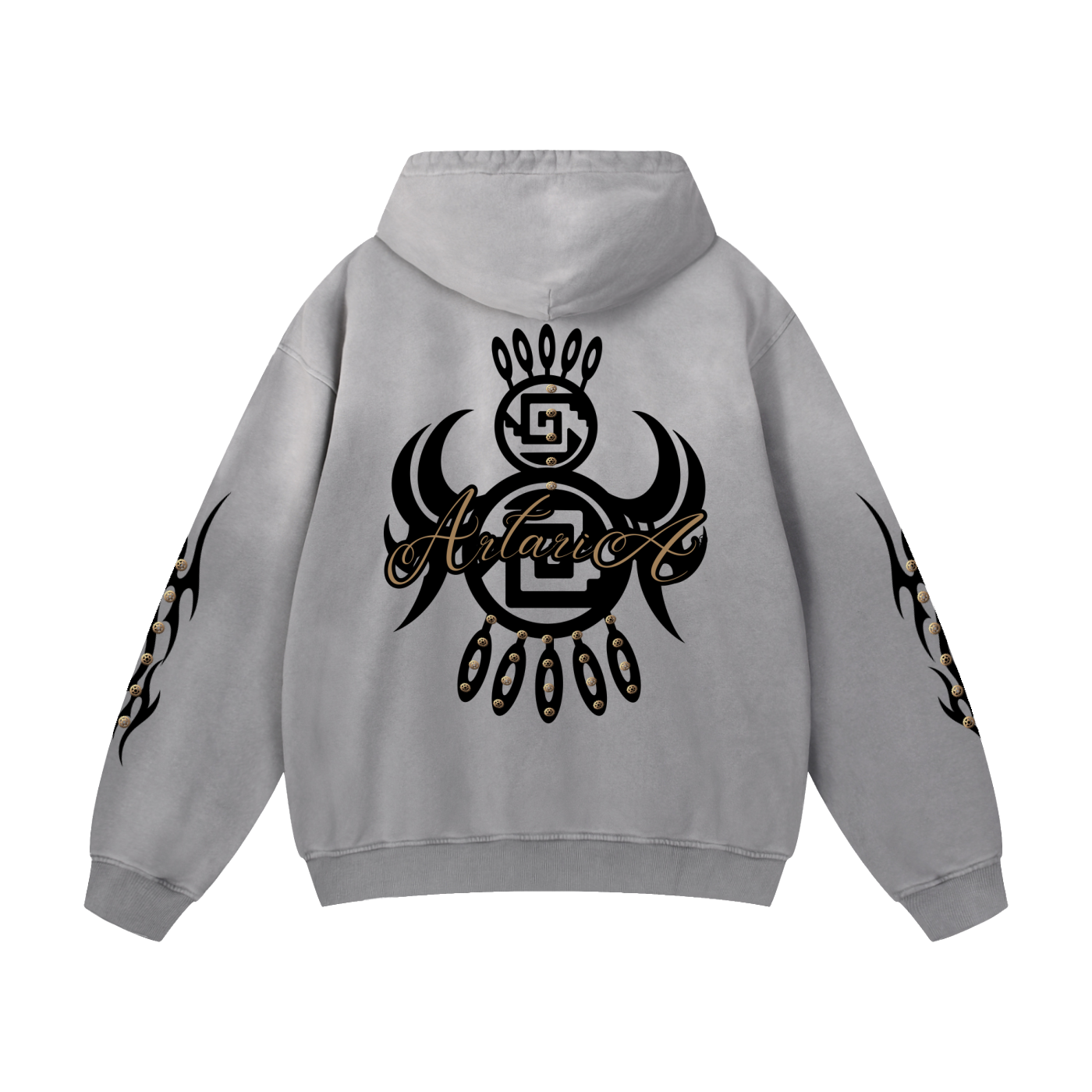 Artaria Tribal Oversized Hoodie