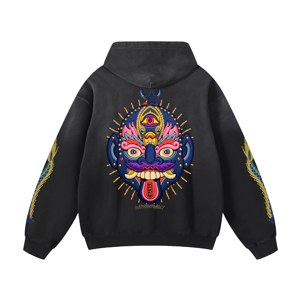 Thumbnail: Artaria Barong Baby Blu-Heavyweight Hoodie