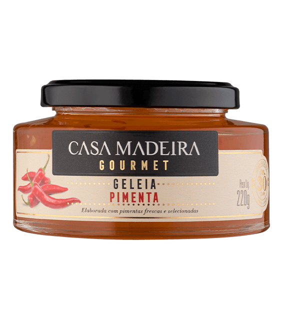 Geleia Gourmet de Pimenta casa madeira