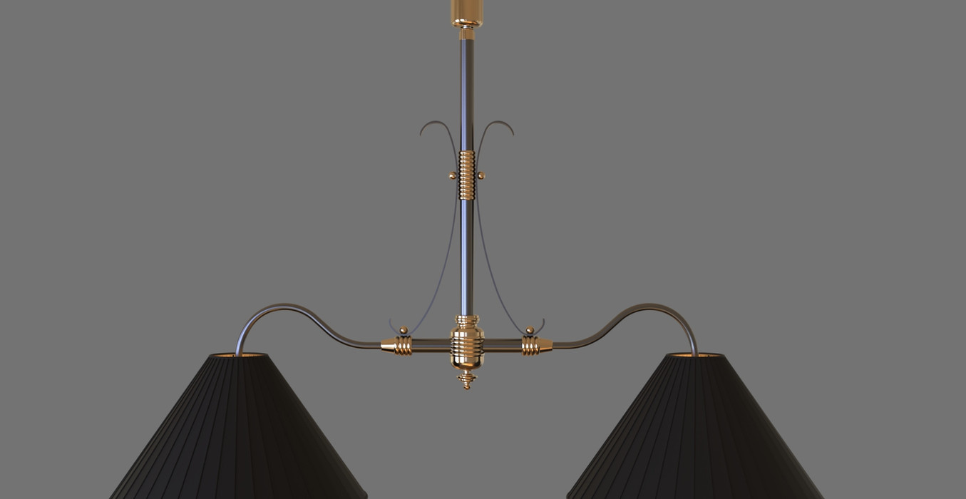 Brass ceiling light by The Lamp Factory London, Portobello Ceiling Light.
