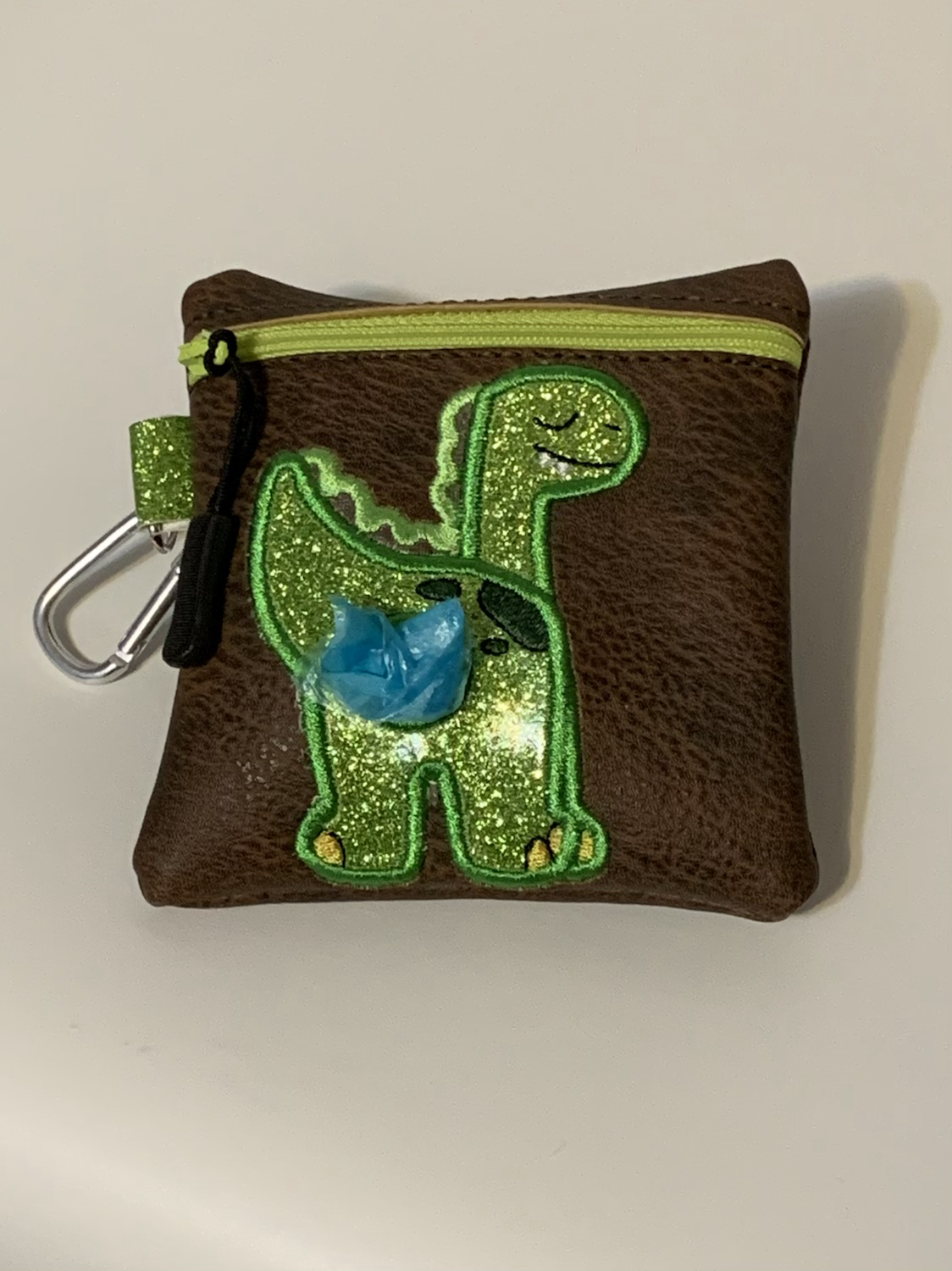 Dinosaur Poo Bag Holder