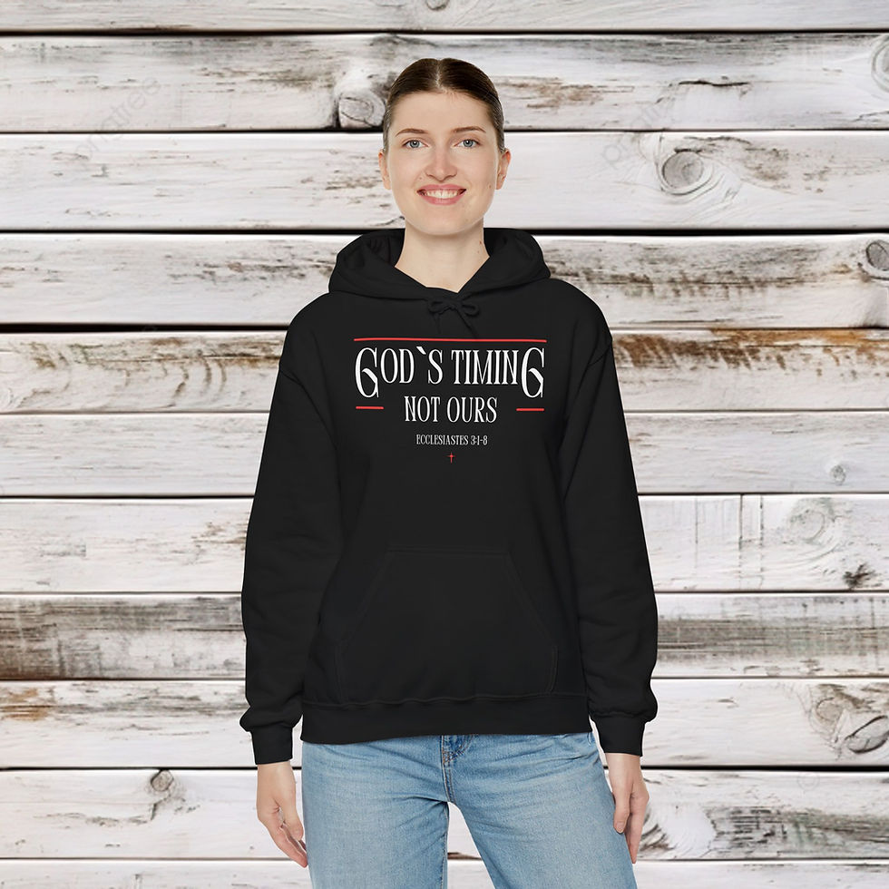 Thumbnail: God's Timing Hooded Sweatshirt