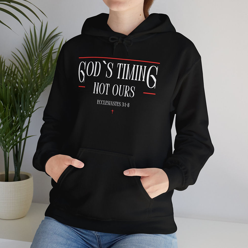 Thumbnail: God's Timing Hooded Sweatshirt