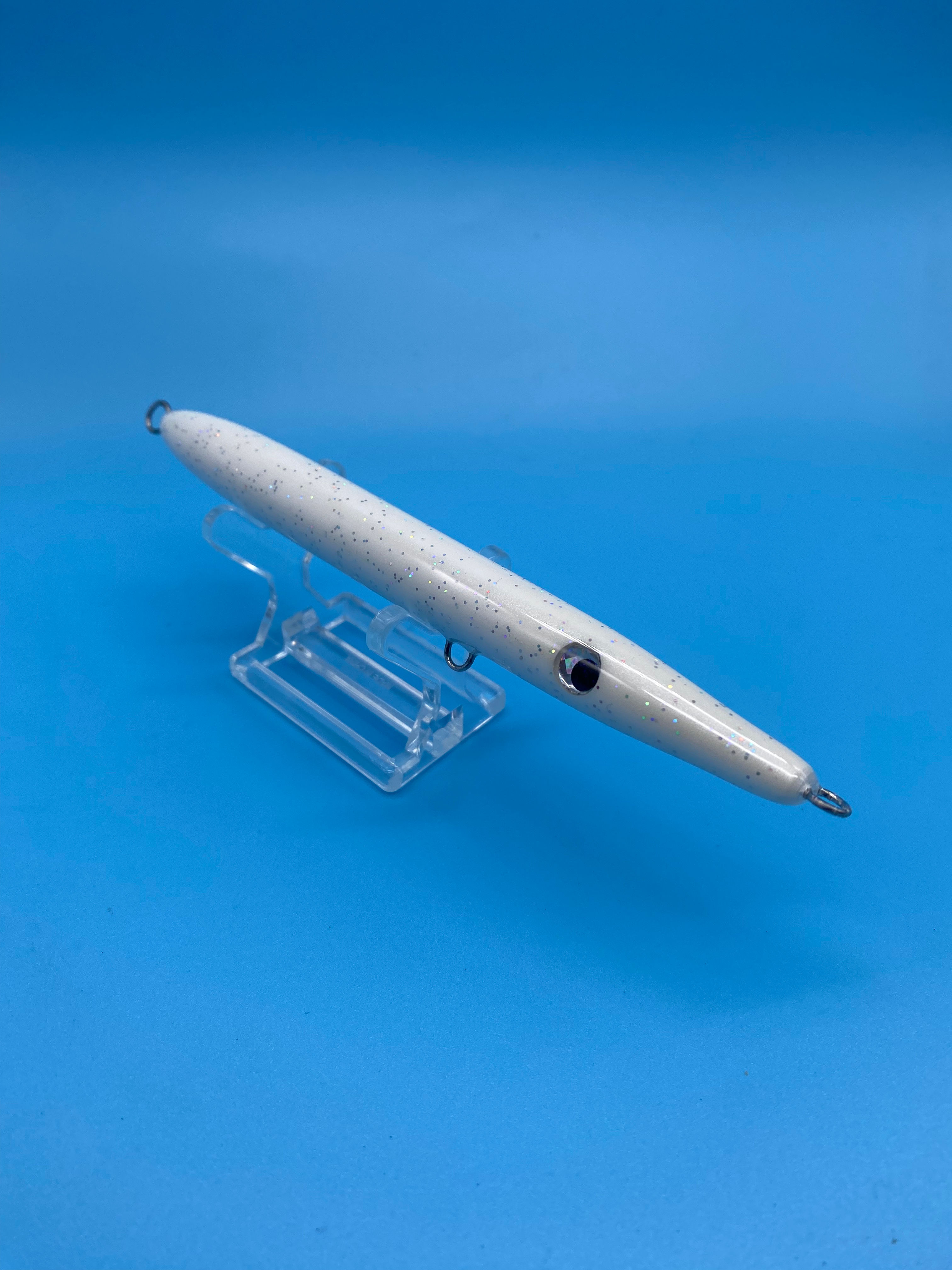 135mm x 25g level sink uv white holographic glitter