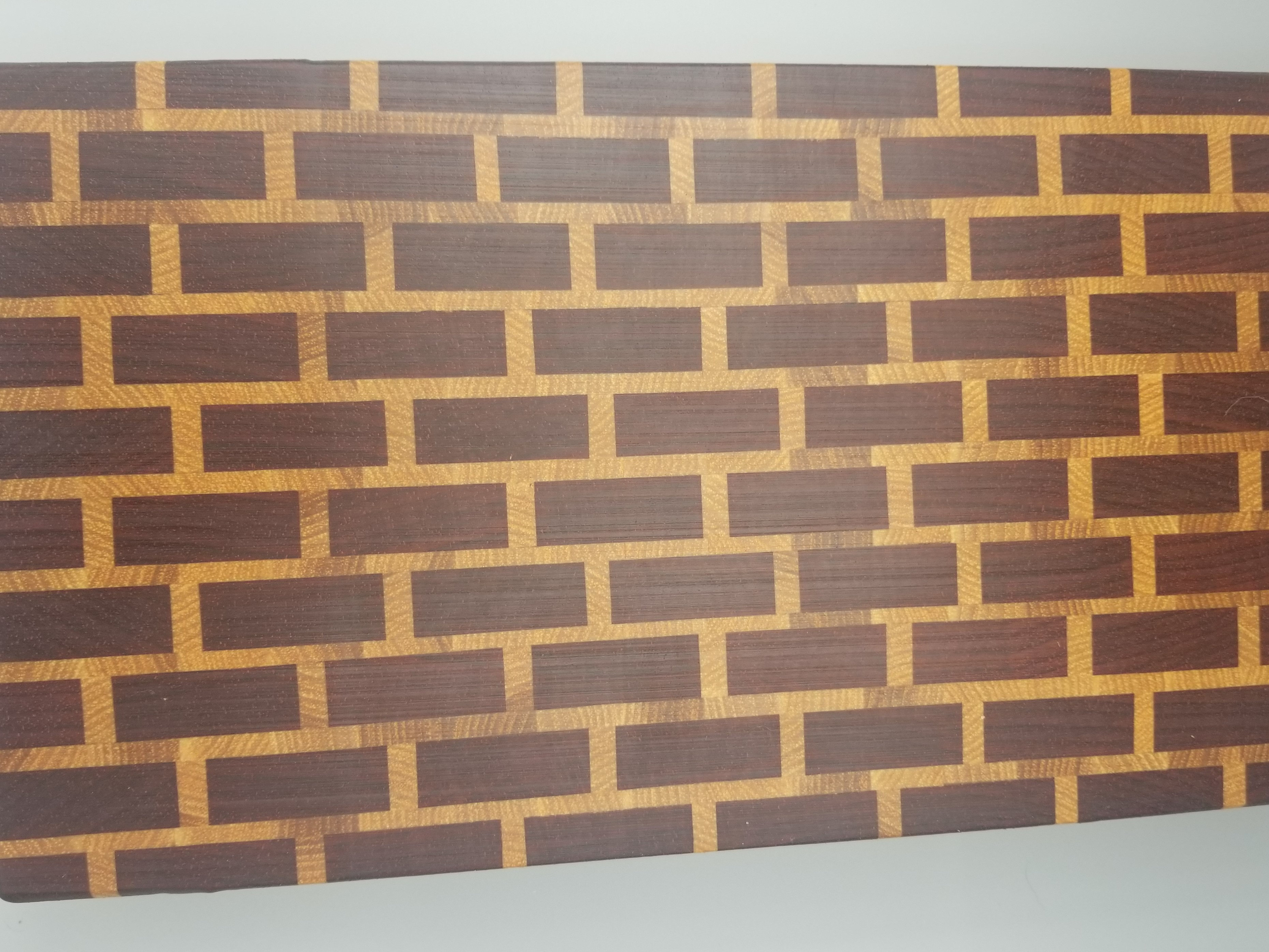 Brick Pattern End Grain Cuttingboard Cjswoodshop