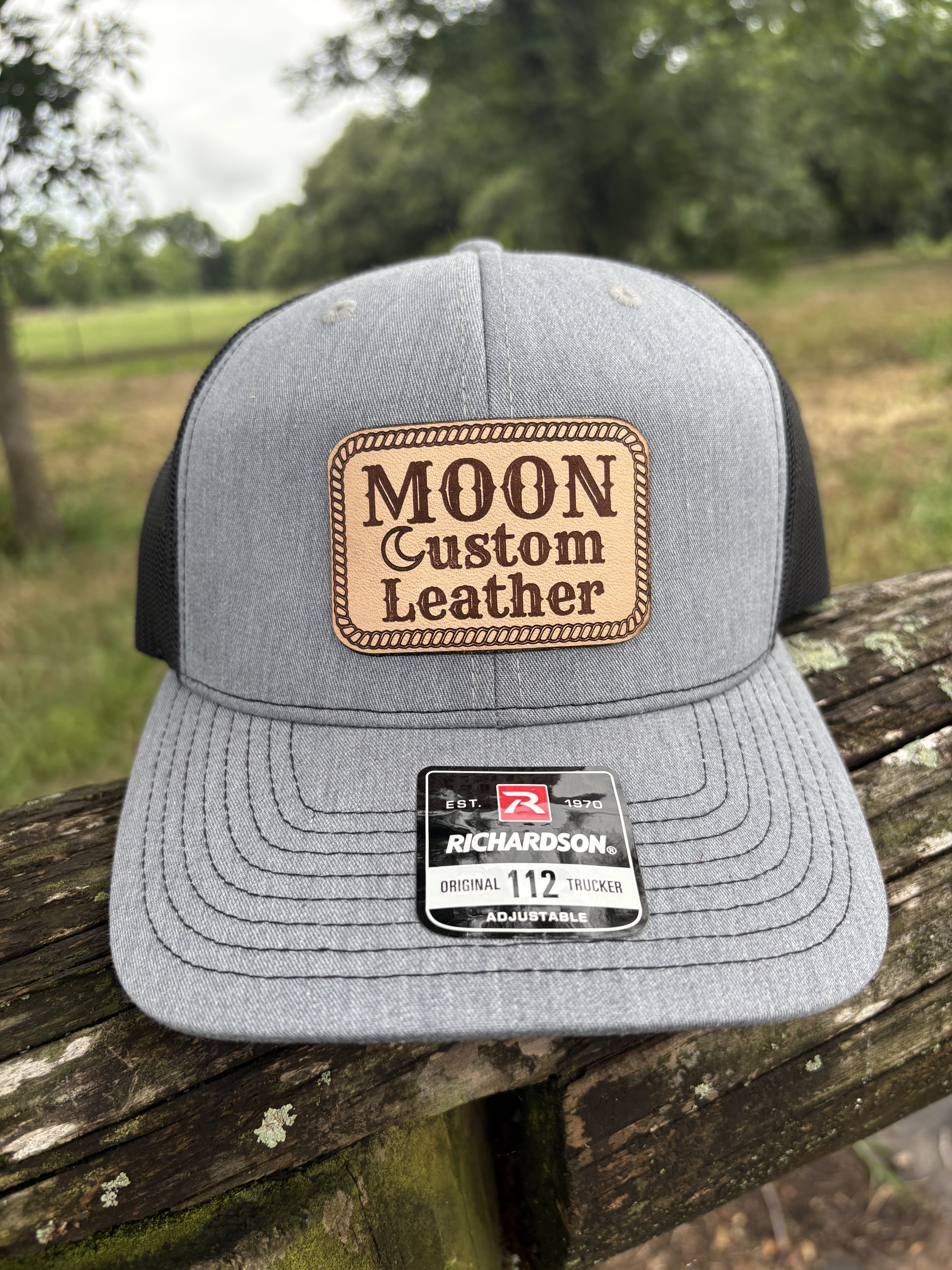 Moon Custom Leather Cap