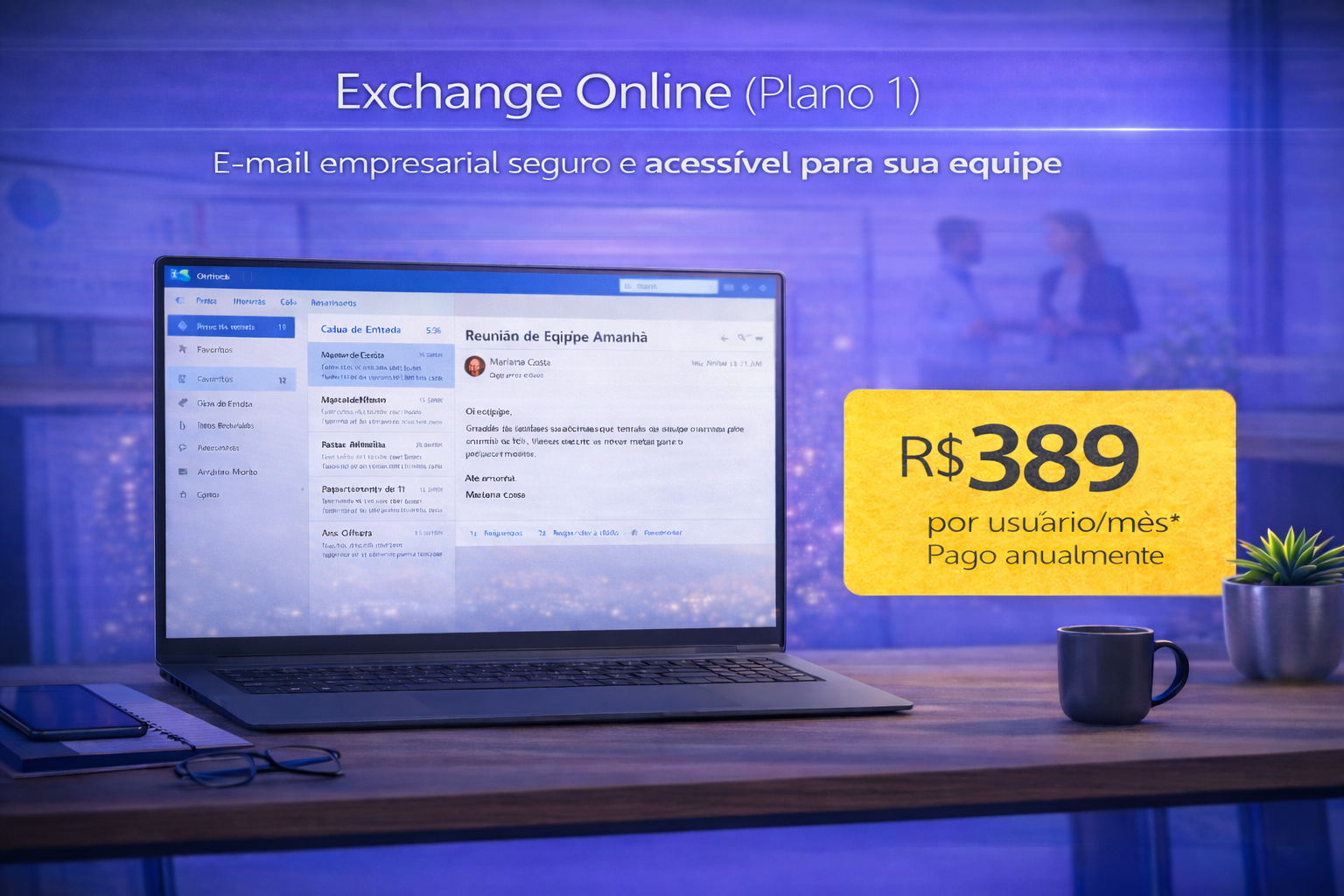 Exchange Online (Plano 1) - ANUAL