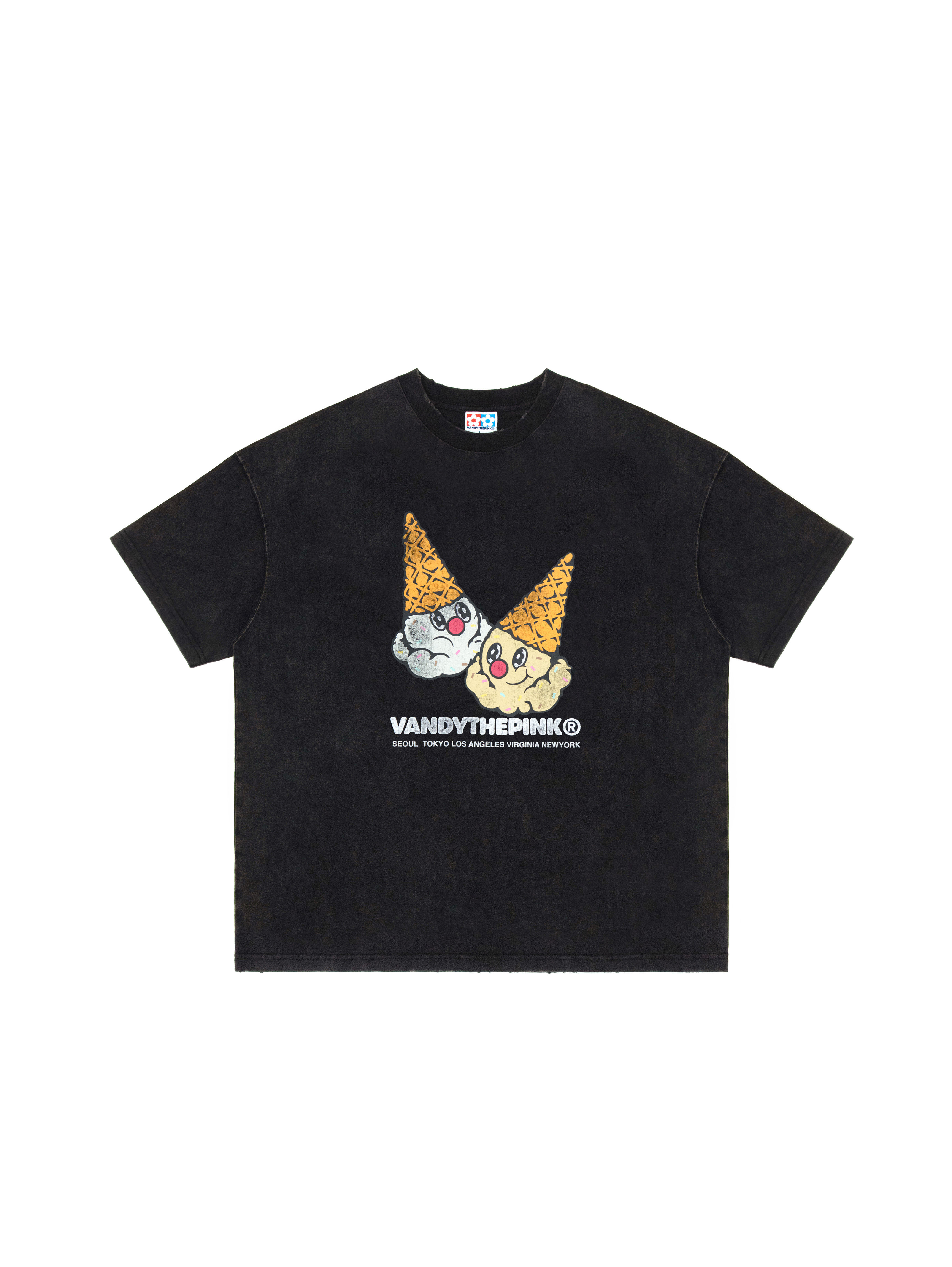 Two Cones Tee Black