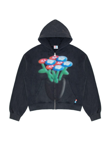 AirBrush Flower Zip-Up | VANDYTHEPINK®