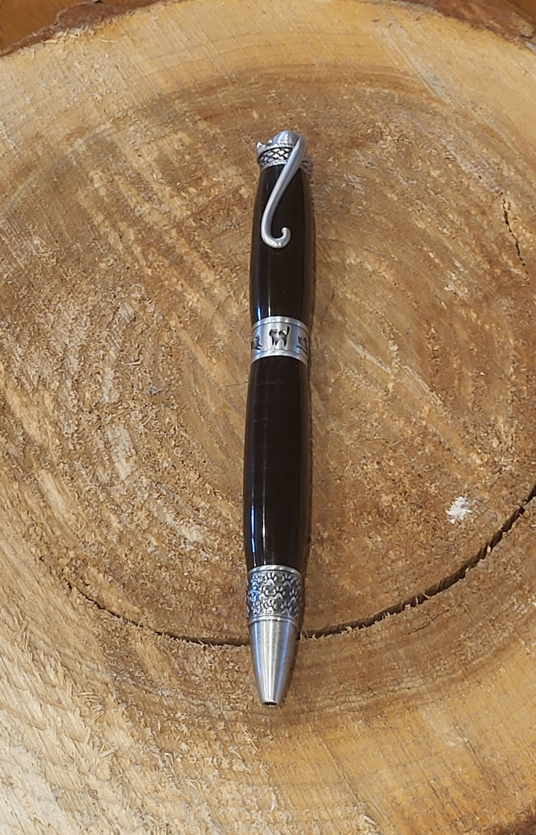 Cat Pewter Aqua Pearl Black