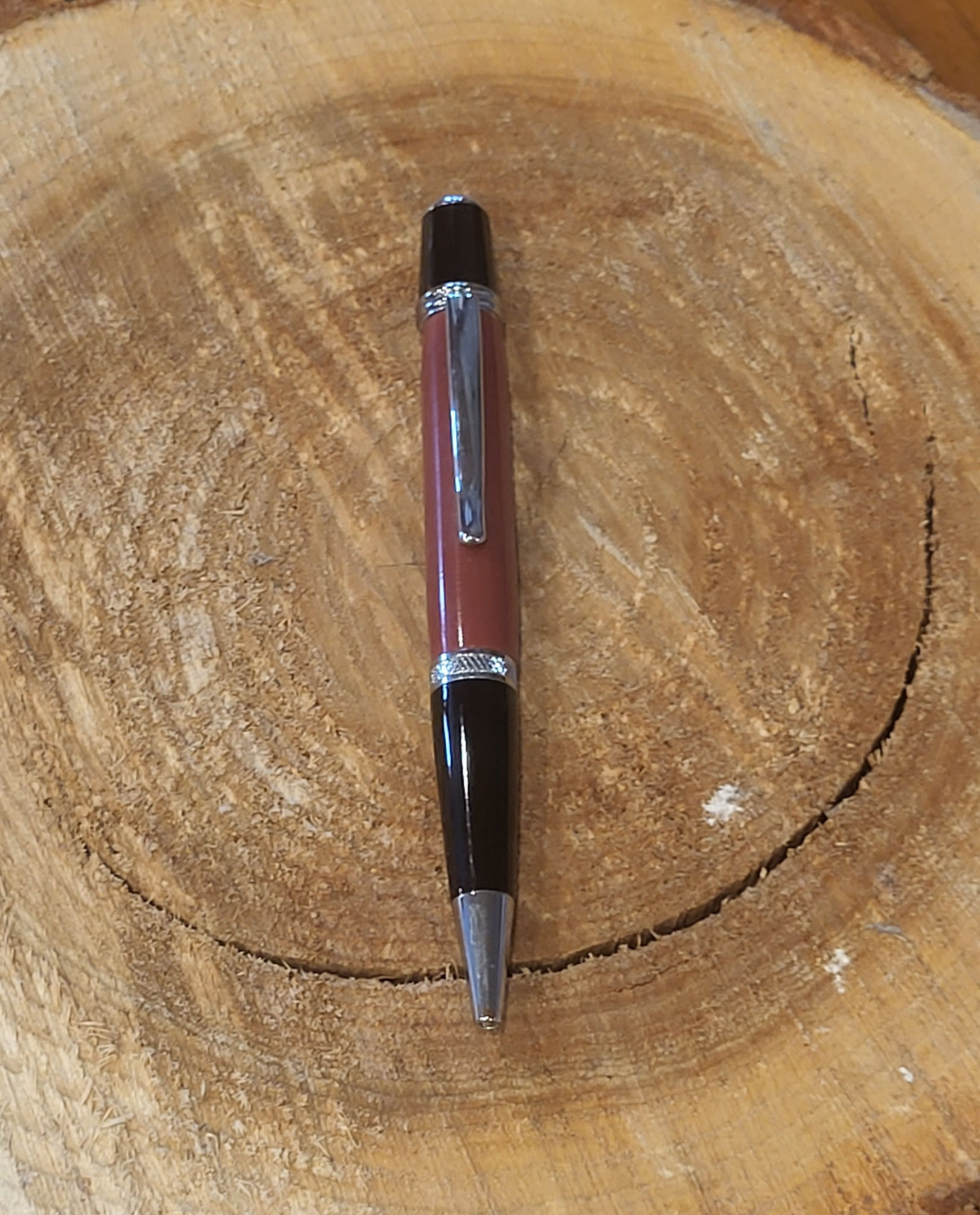 Wall Street  Black/Chrome Maroon