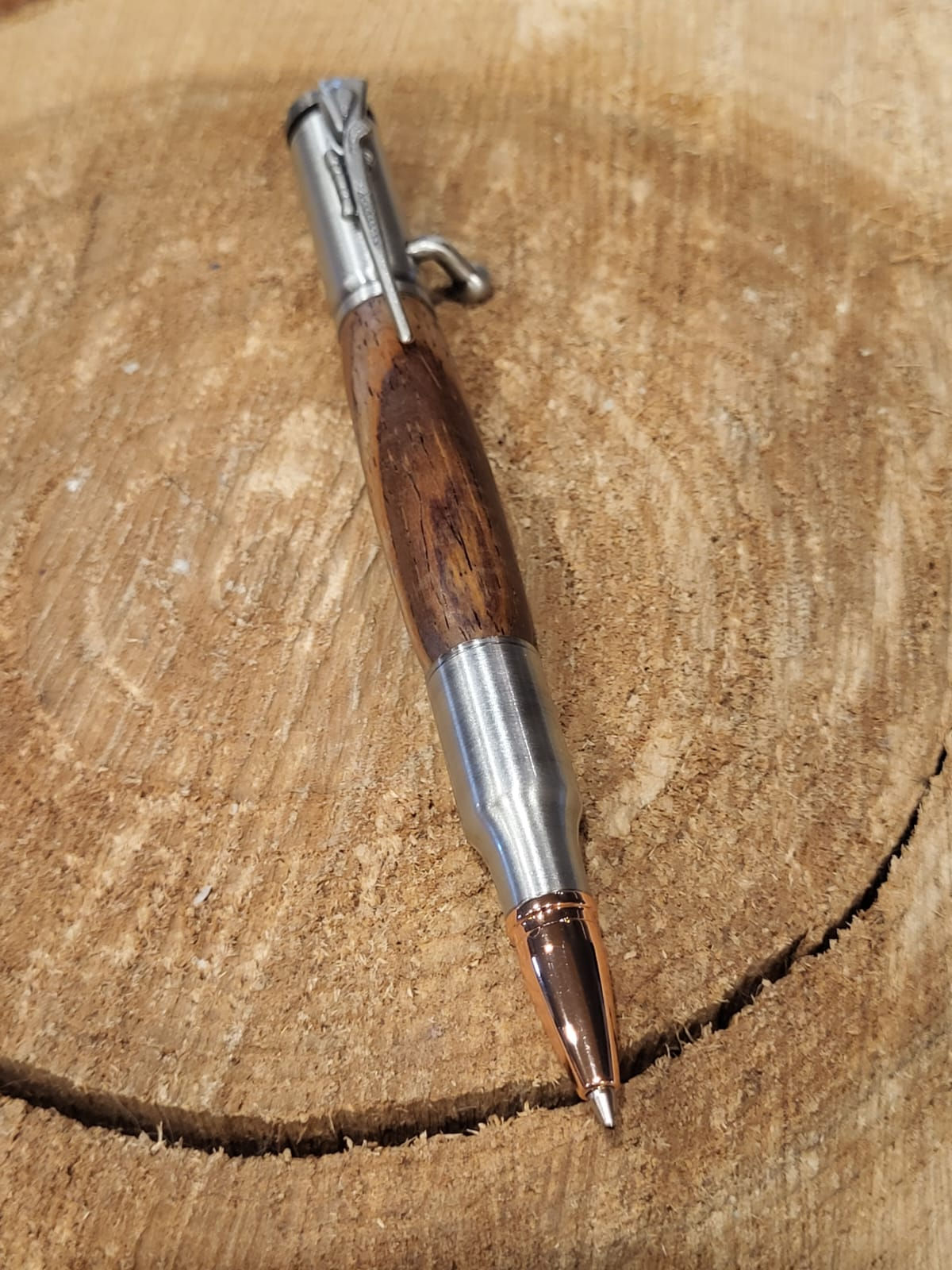 Bolt Action  Pewter Cocobolo