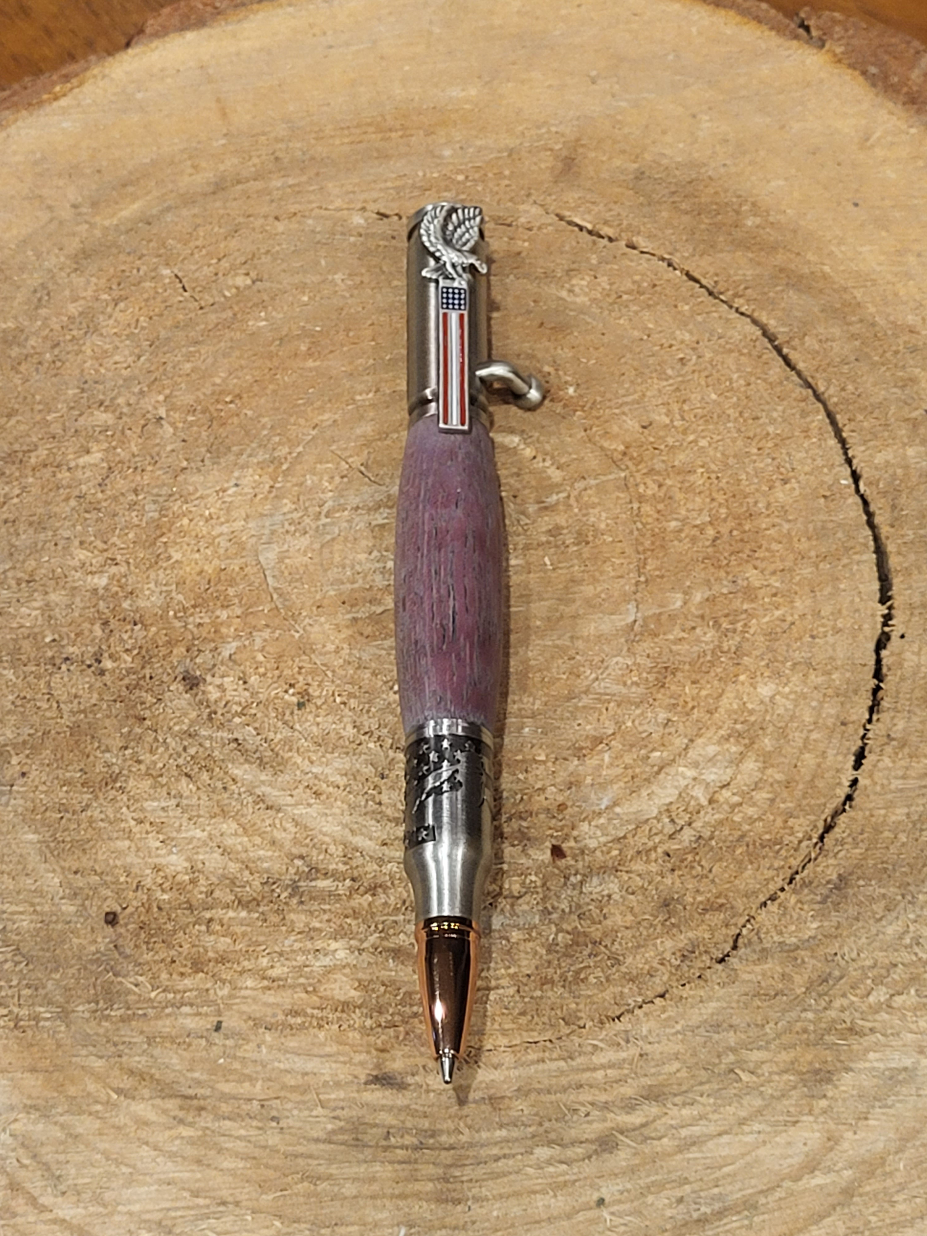 Salute the Troops Pewter Purpleheart
