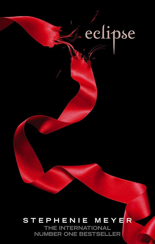 Capa do livro Eclipse, terceiro livro da série Crepúsculo