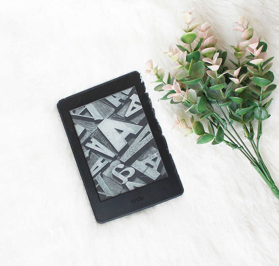 Foto de um Kindle