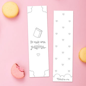 Marca-páginas para imprimir e colorir: baixe gratuitamente em PDF