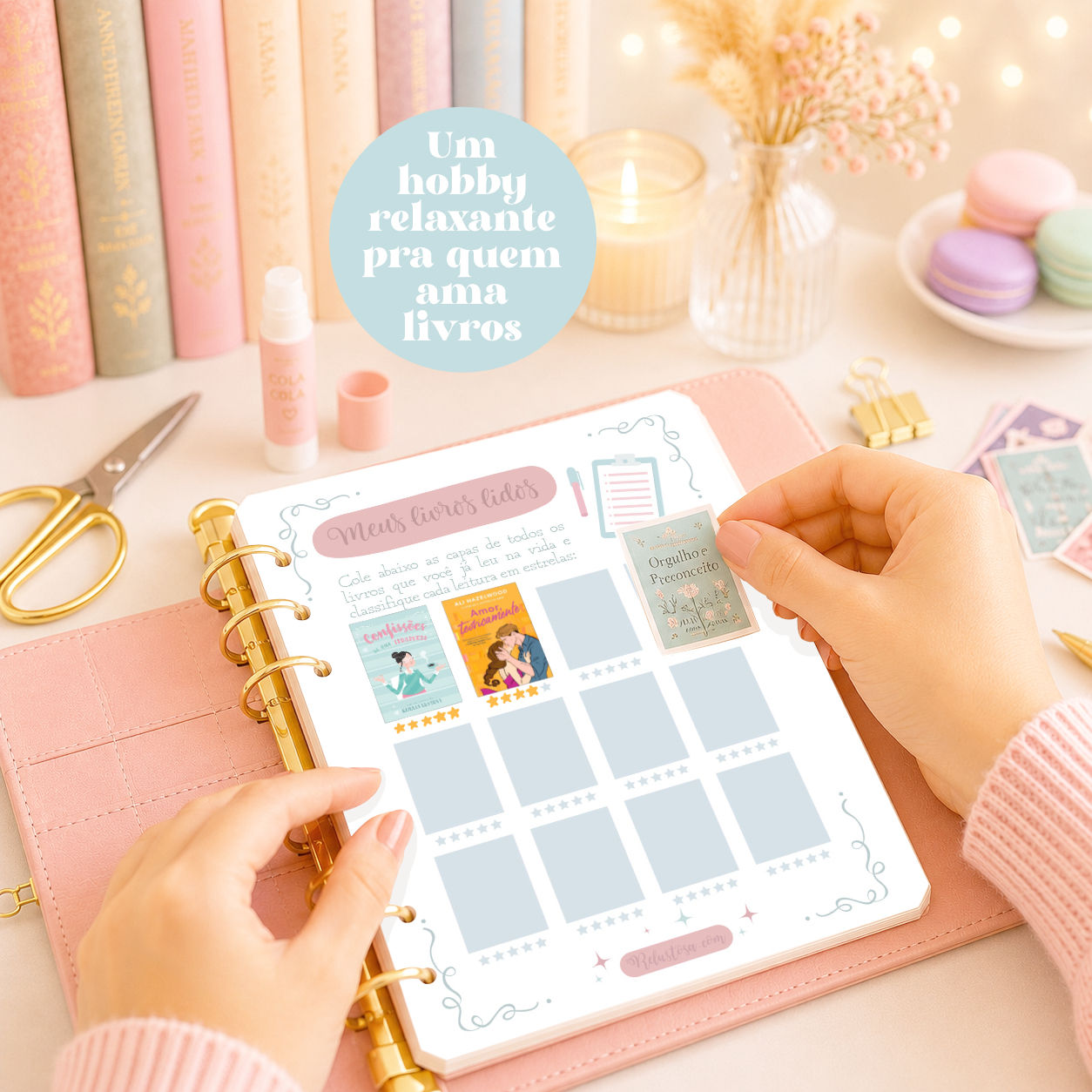 O Fabuloso Planner da Leitora de Carteirinha (planner literário de 100 páginas)