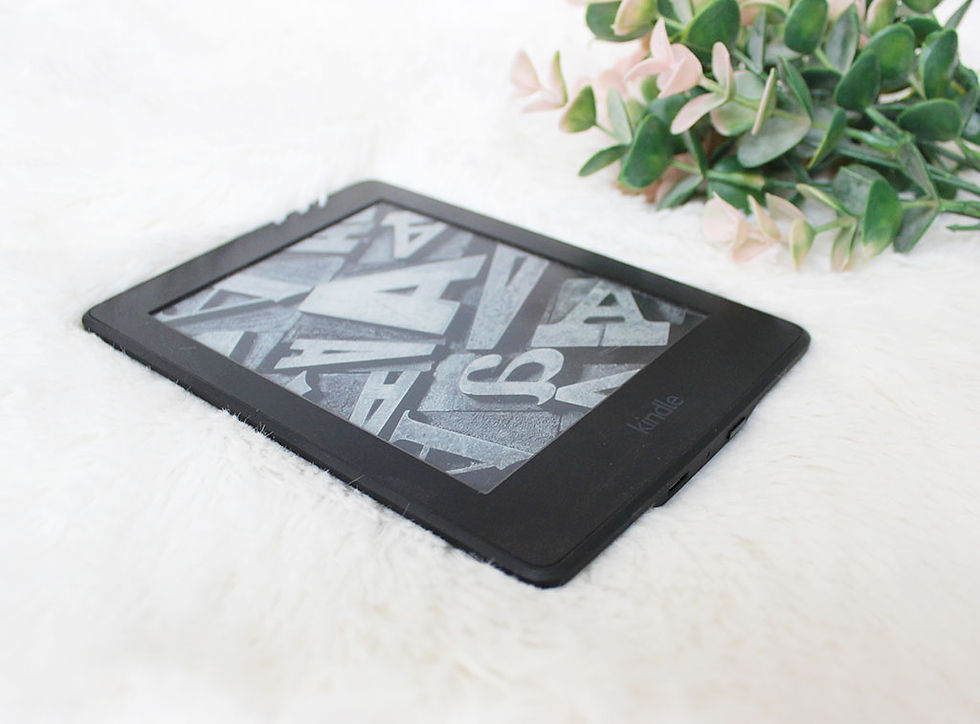 Foto de um Kindle, uma ótima ideia de presente para quem gosta de ler