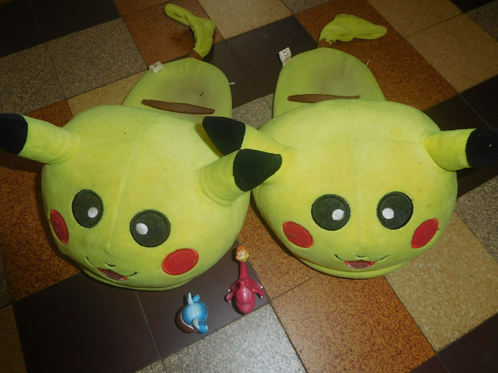 Chaussons pikachu