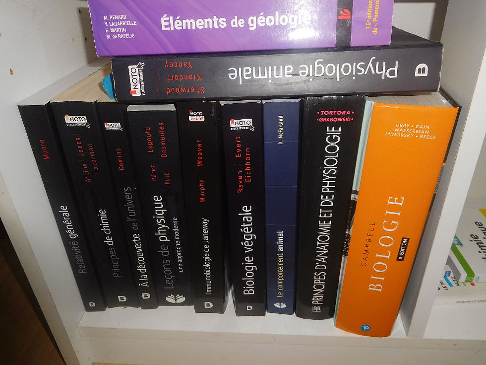 Livres de science