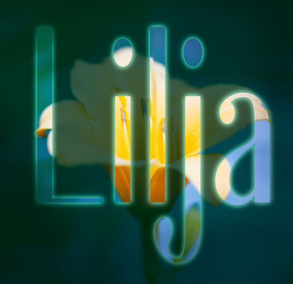 En lilja bakom ordet lilja