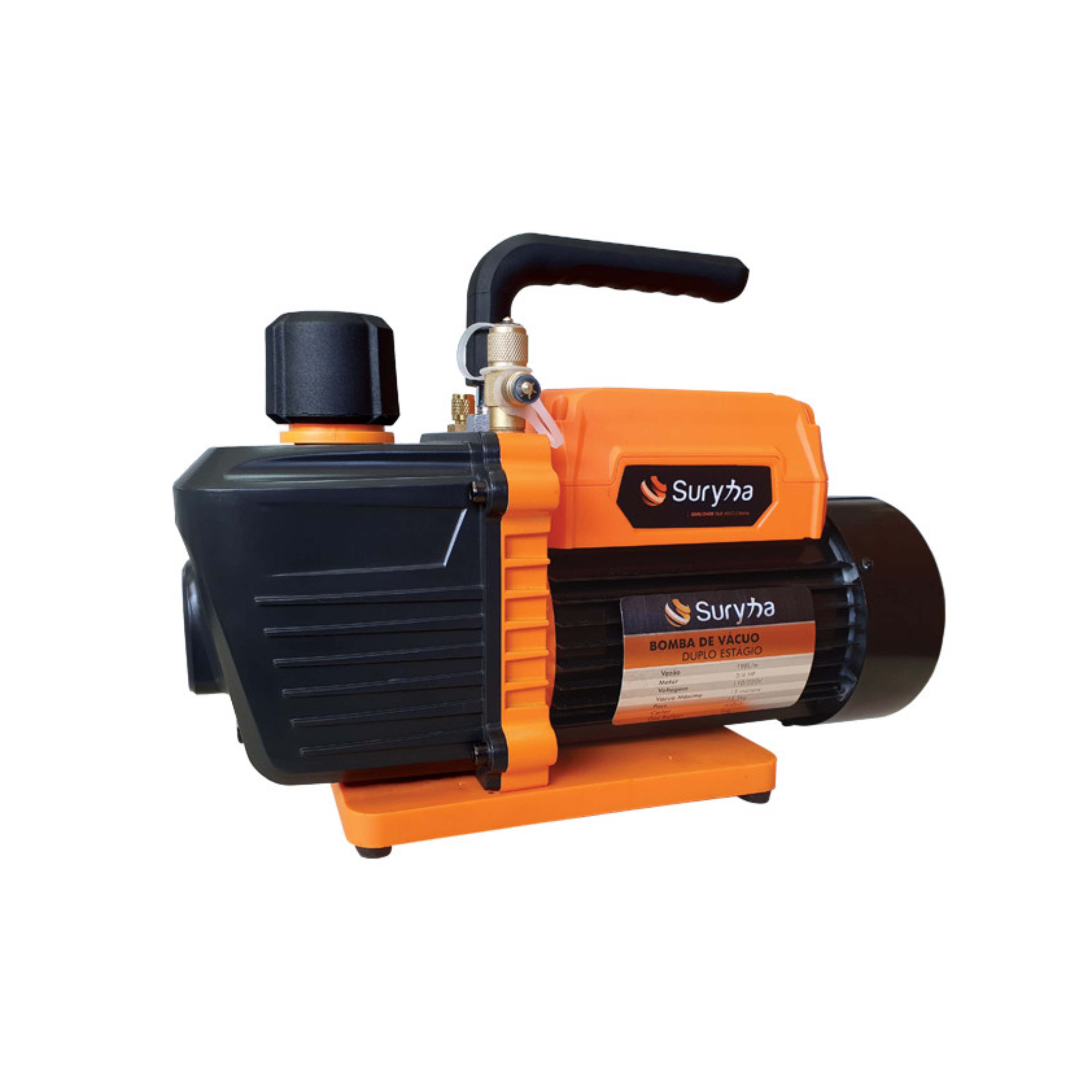 BOMBA VÁCUO 6 CFM DUPLO ESTÁGIO BI-VOLT SURYHA
