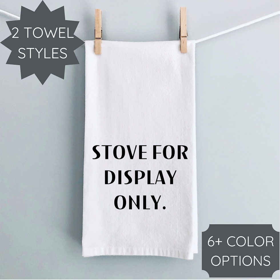 Funny Kitchen Towel Humorous Home Decor Gift Non Cook Kitchen Humor Cotton Flour Sack Microfiber Waffle Novelty Housewarming