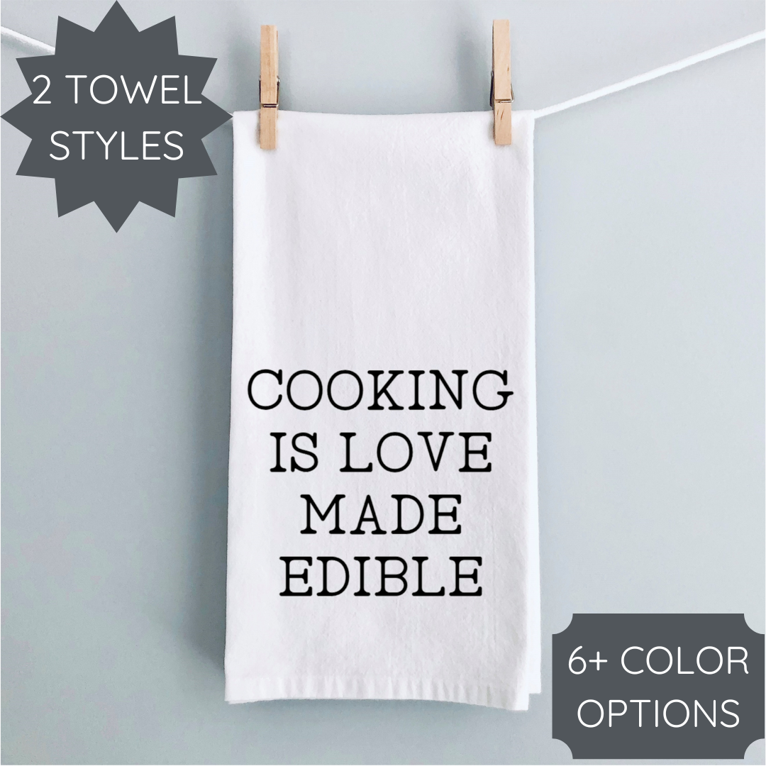 Funny Flour Sack Kitchen Towel