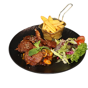 73. GEGRILLTES LAMMKARREE (Galgant Lamb)