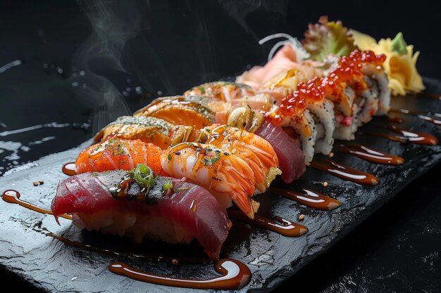 Arranged Food and Objects