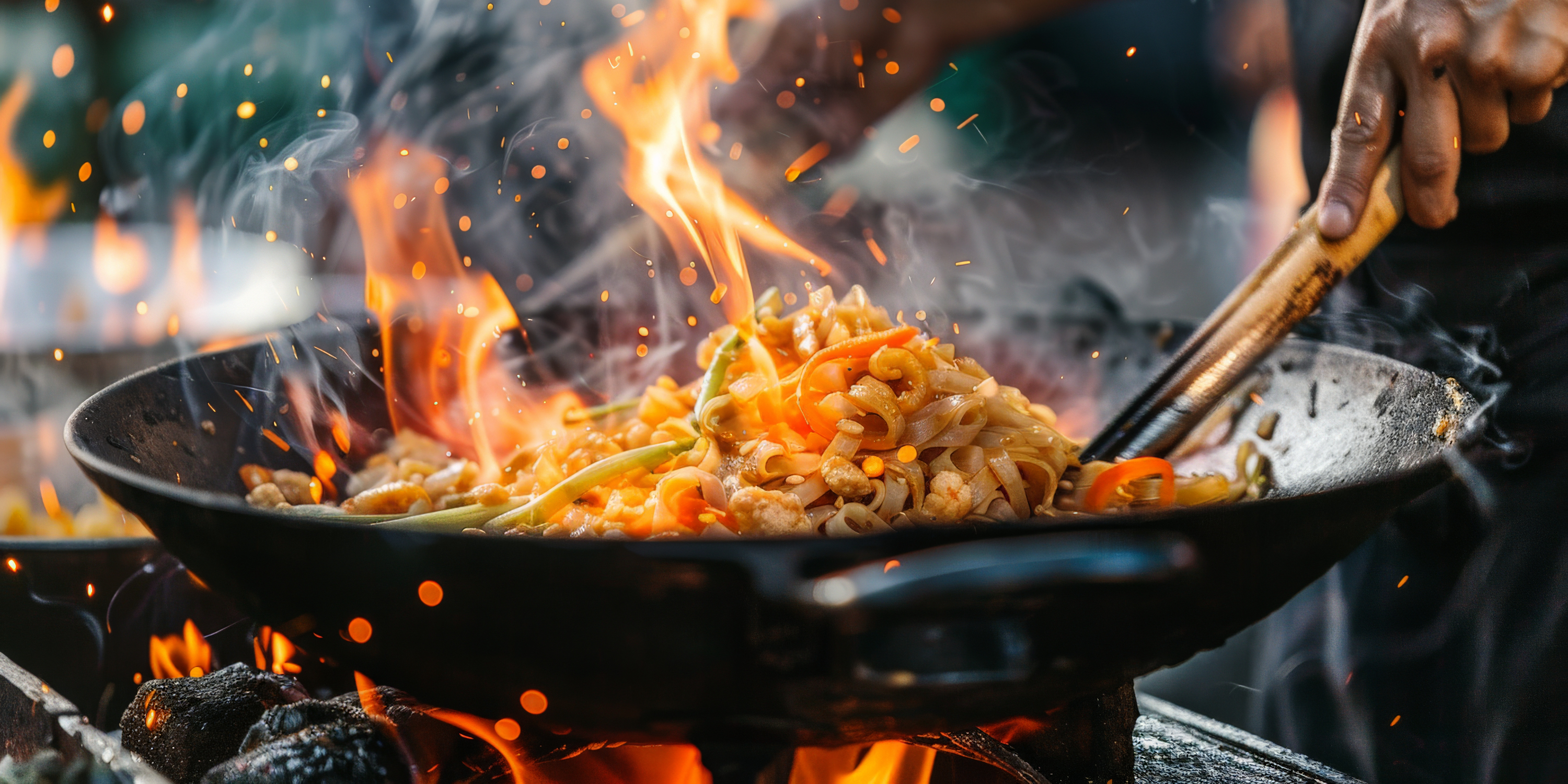Arranged Food and Objects