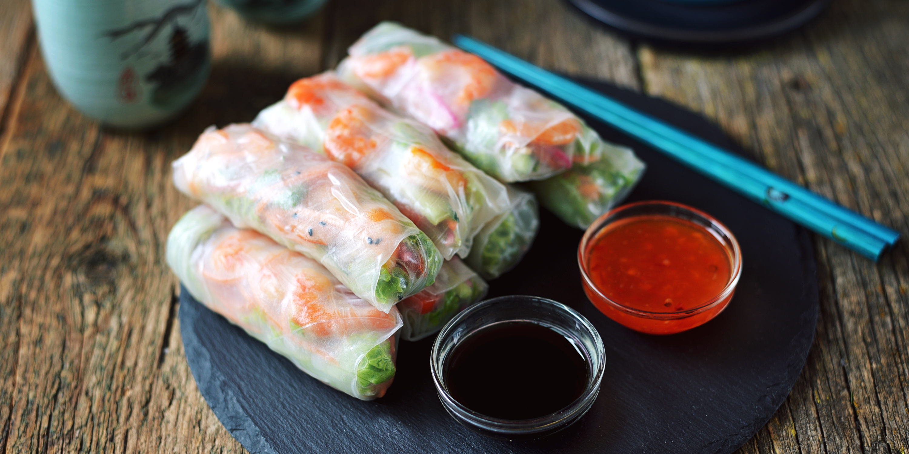 Arranged Food and Objects