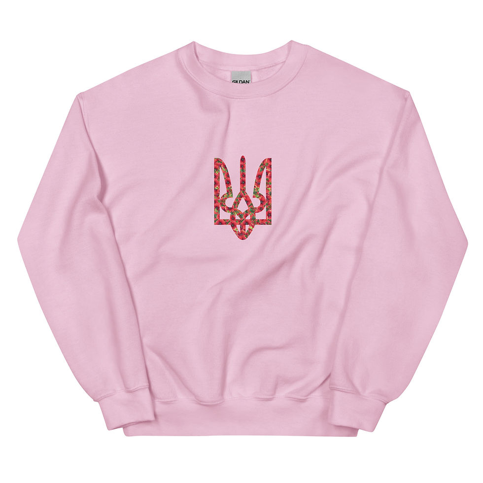 Thumbnail: Olia Poppy Tryzub Crewneck