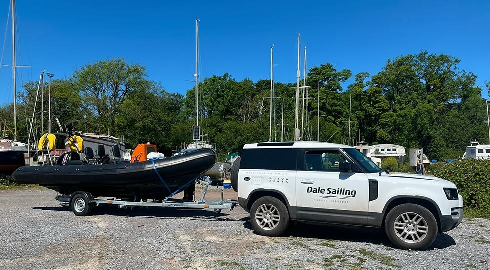 Kittiwake on Trailer