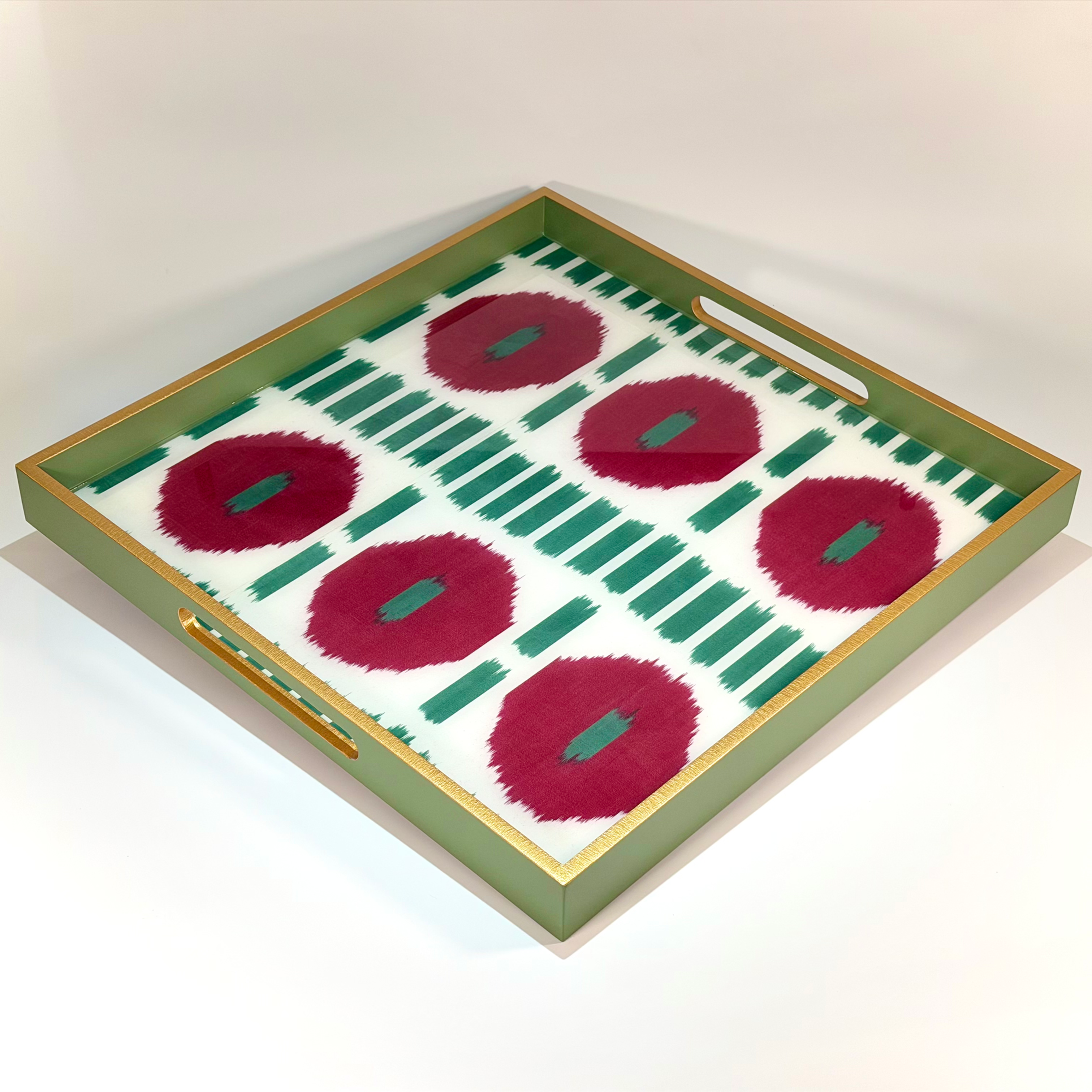 Green 'Spiced Plum' Tray (60cm x 60cm)