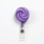 Purple Swirl Badge Reel