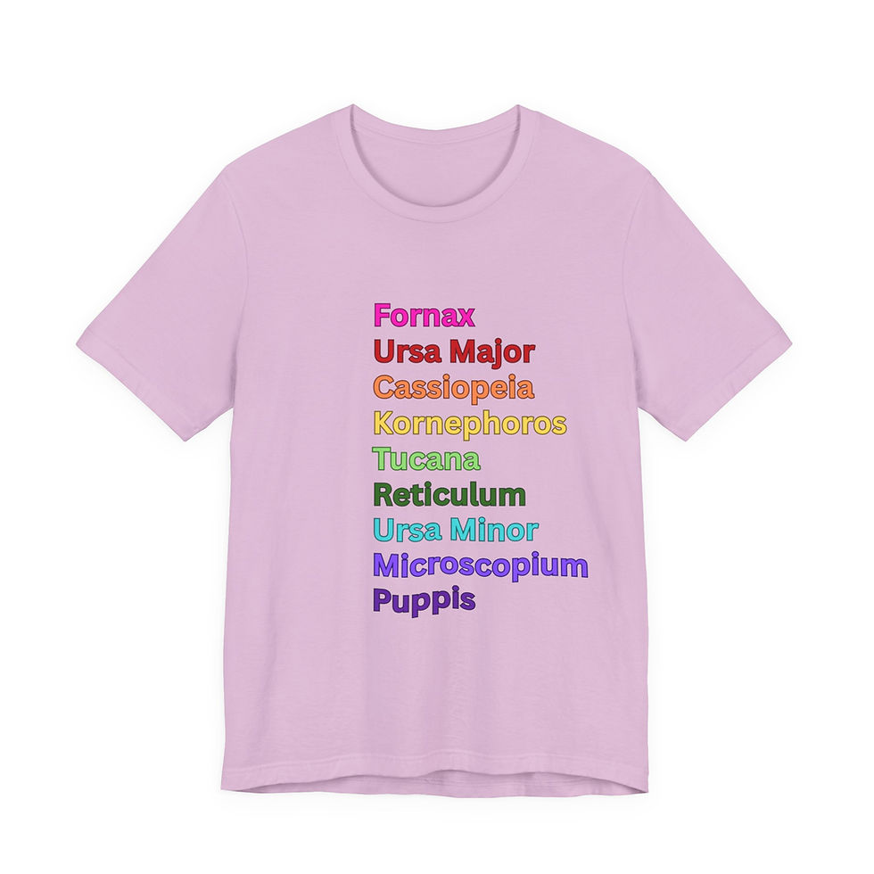 Thumbnail: Constellations & Stars Rainbow Tee