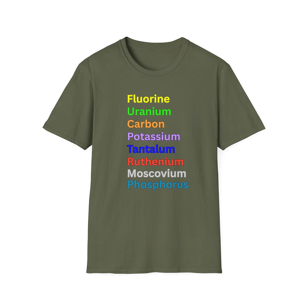 Thumbnail: Periodic Elements & Light Emission T-Shirt