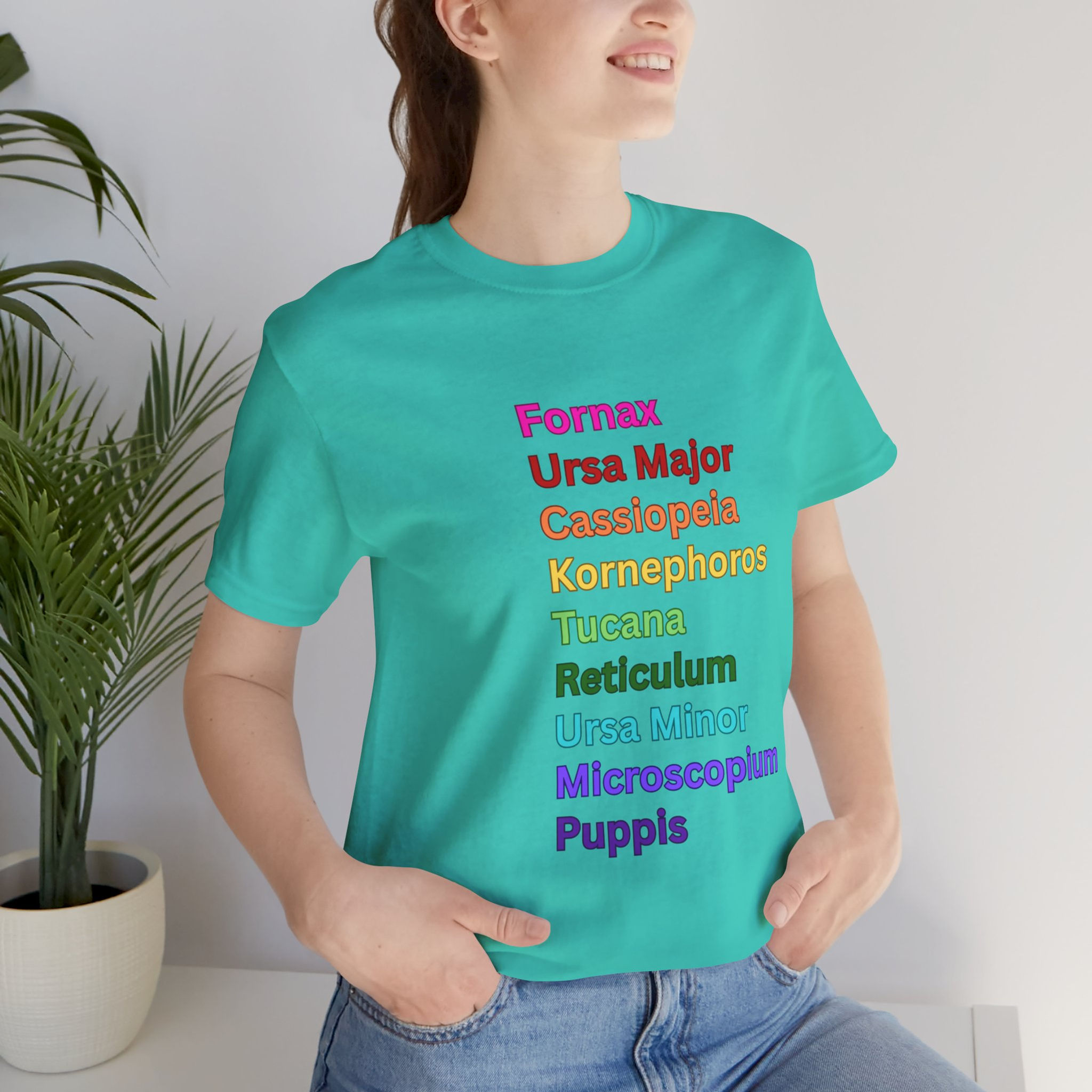 Constellations & Stars Rainbow Tee
