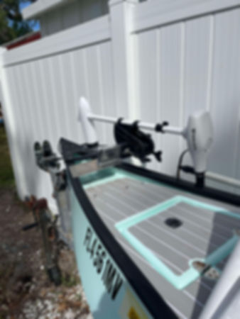 Gheenoe Trolling Motor Mount W/ Pin Anchor post