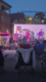 Steeple Street Stage at Waterfire Aug 2025. Thanks to Brian Mattis for the photo. Thank you very much!