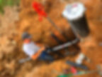 Artesian water well installation