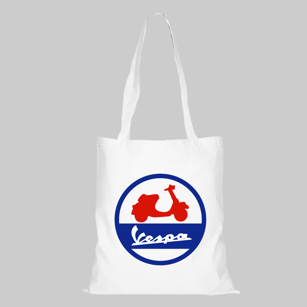 Tote bag Vespa rond