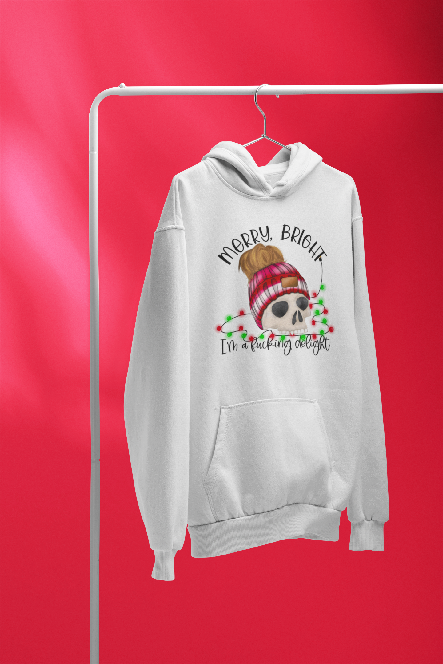 Merry, Bright I'm a f**king delight - brunet