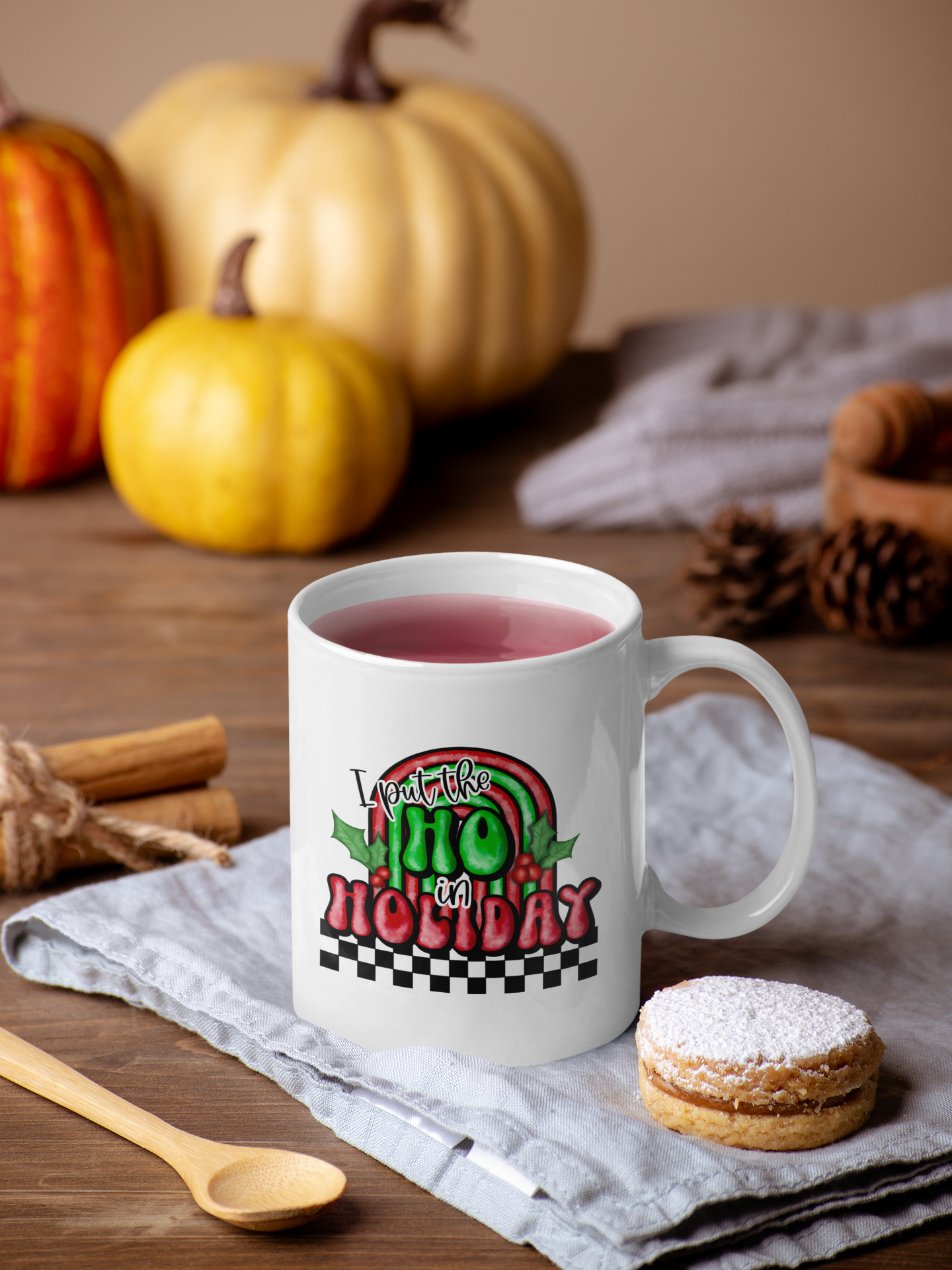 I put the ho in holiday