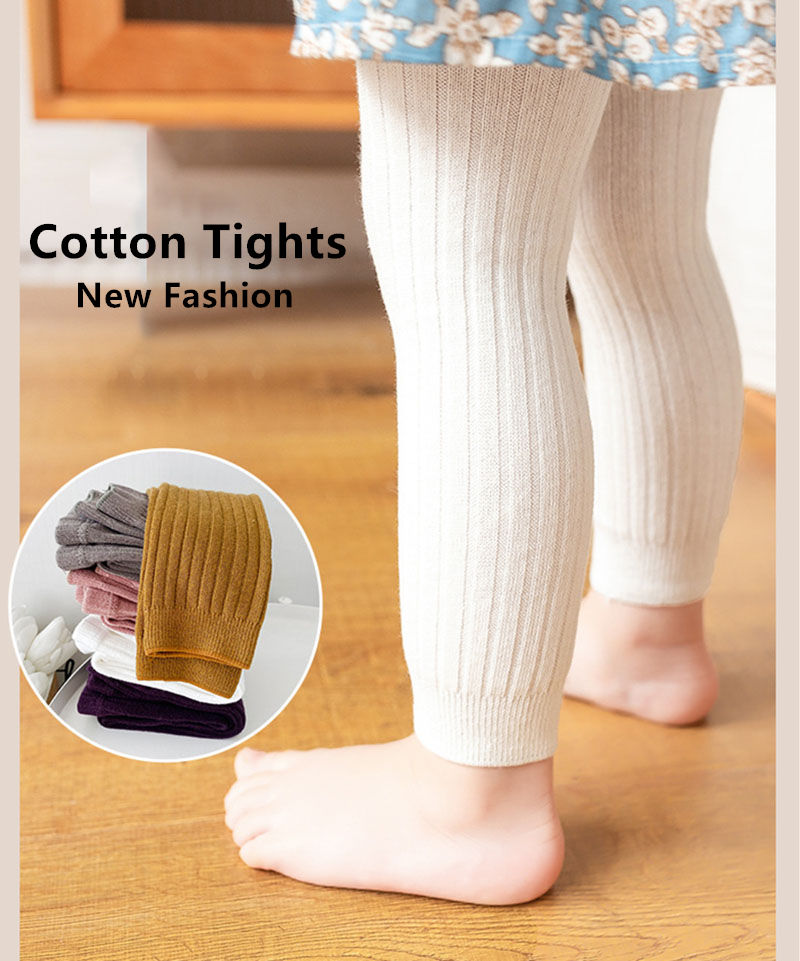 Miniatura: Spring Autumn Baby Boys Girls Pants Newborn Girl Leggings Tights Cotton Stretch 