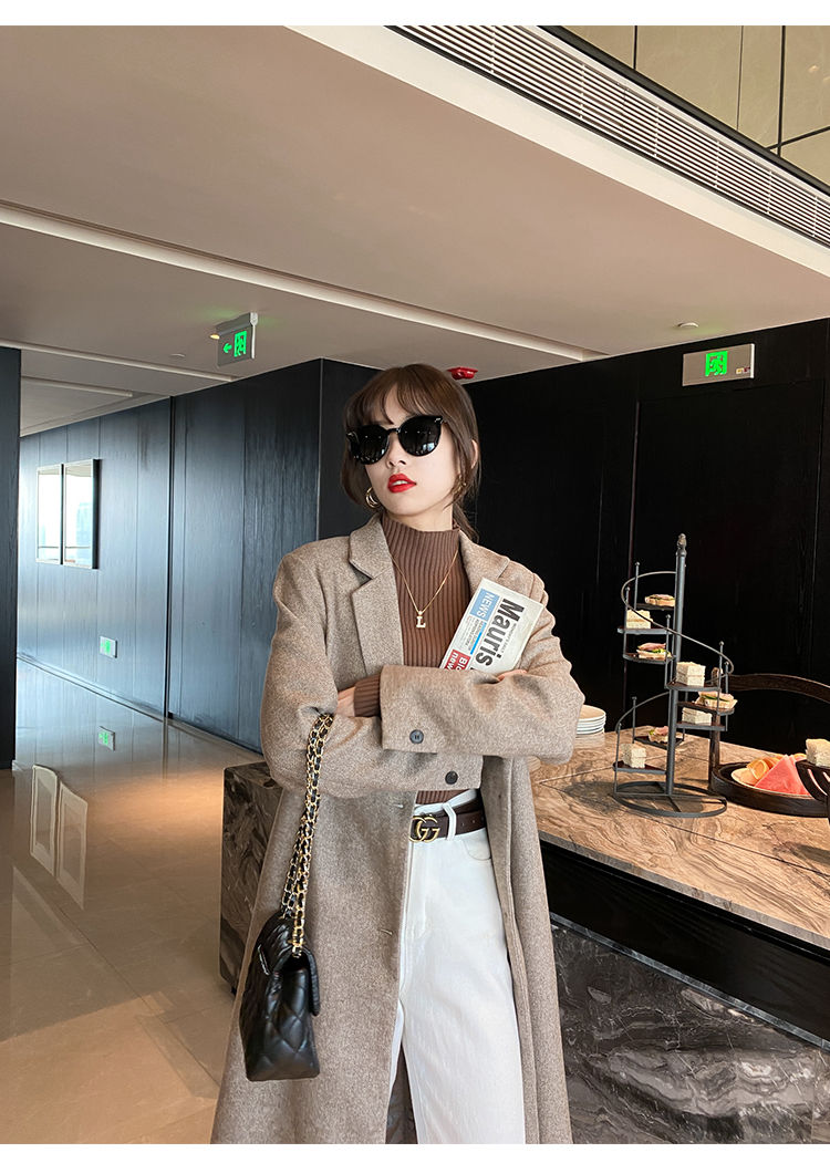 Miniatura: Elegant Solid Basic Knitted Tops Women Turtlneck Sweater Long Sleeve Casual Slim