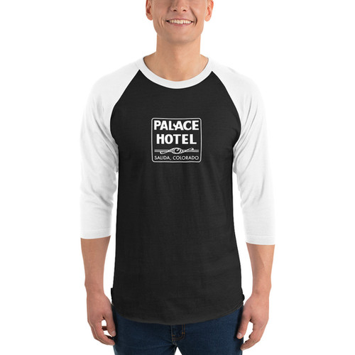 Palace Hotel 3/4 sleeve raglan shirt | Palace Hotel Salida