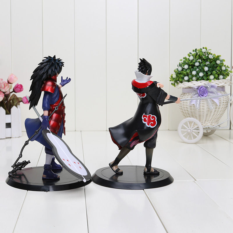 Miniatura: 2 unids/set Naruto Uchiha Madara Uchiha Sasuke