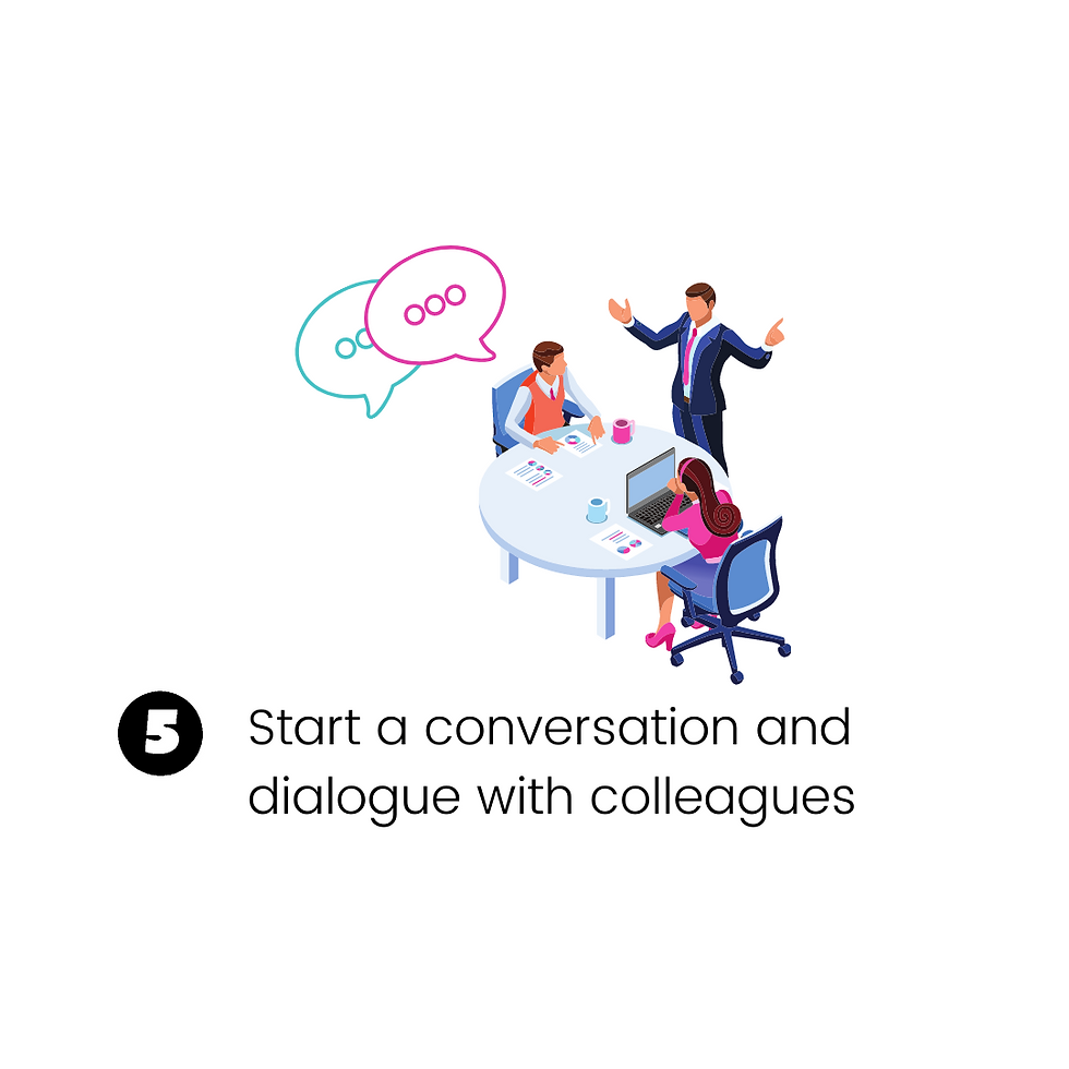 Dialogue with colleagues